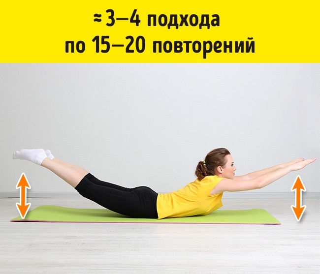 7 эффективных упражнений от складок на спине и боках