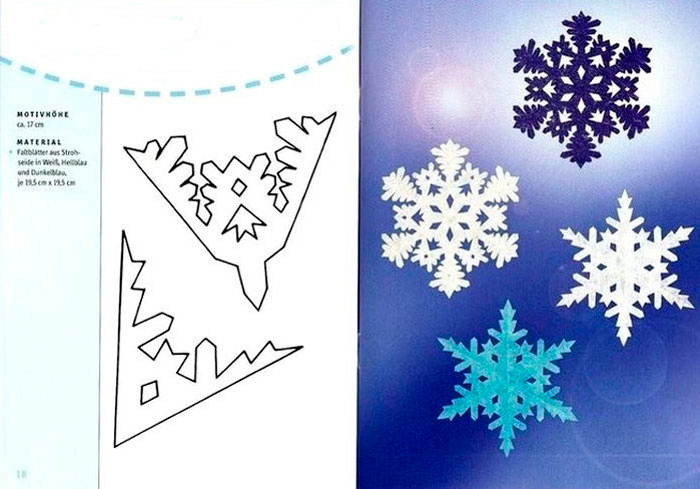 СХЕМЫ СНЕЖИНОК К НОВОМУ ГОДУ