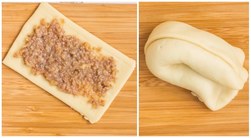 Плюшки с ореховой начинкой