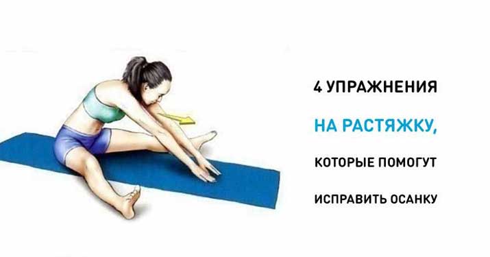 4 упражнения на растяжку, которые помогут исправить осанку