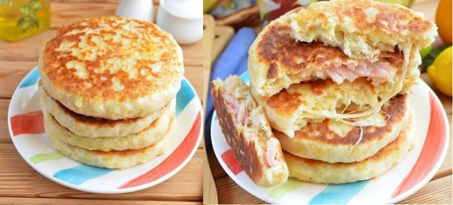 Сырные лепешки с разными начинками Сырные лепешки с разными начинками