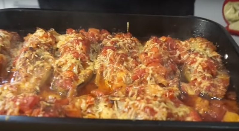Мясо для фарша, 3 баклажана — и блюдо готово. Готовлю баклажаны с завязанными глазами.