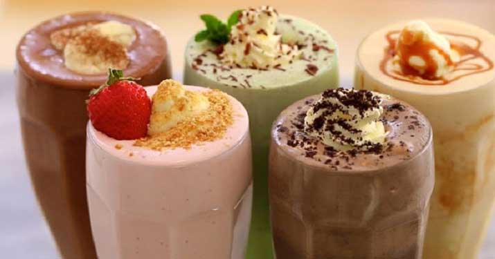 5 классных молочных коктейлей