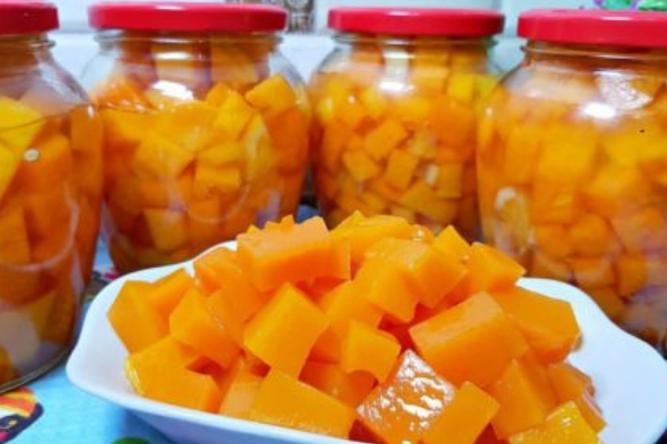И 20 банок будет мало! Сочный манго из тыквы на зиму, вкусно и полезно И 20 банок будет мало! Сочный манго из тыквы на зиму, вкусно и полезно
