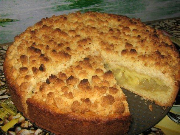 Вкуснейший царский яблочный пирог на песочном тесте