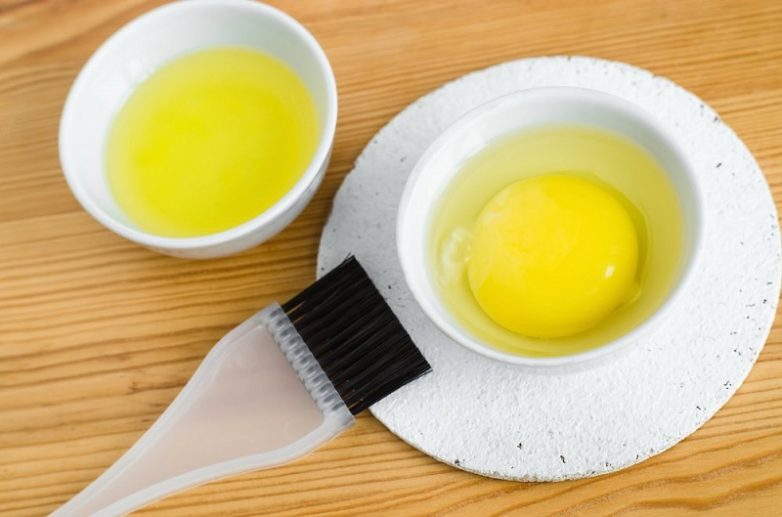 Маска для лица из обычного желтка