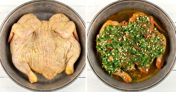 Необычный способ запекания курицы. Попробуй — не пожалеешь!